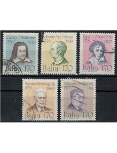 ITALIA 1979 Uomini illustri 5v us