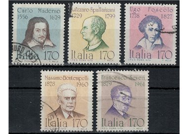 ITALIA 1979 Uomini illustri 5v us