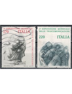 ITALIA 1979 Telecomunicazioni 2v us