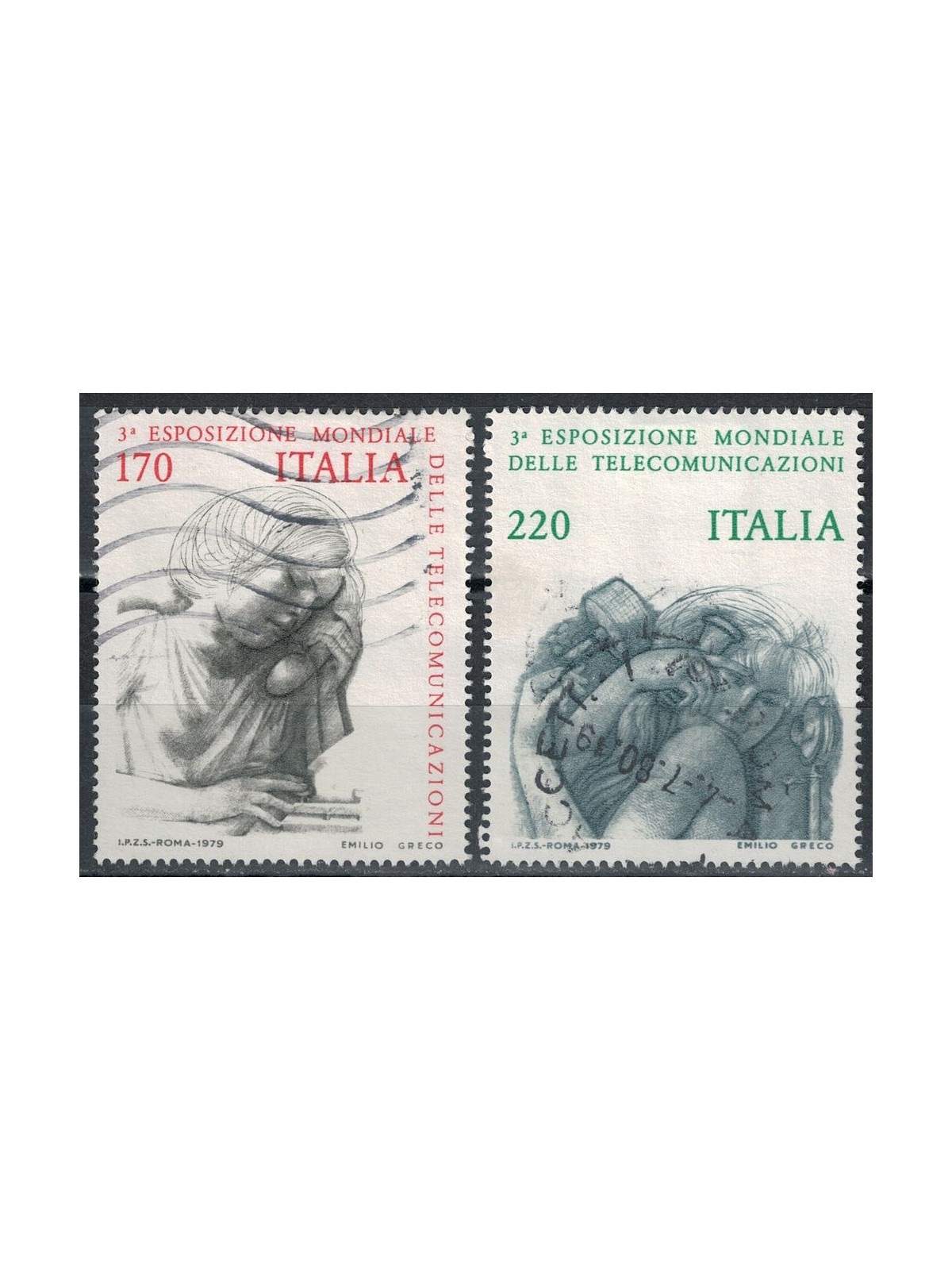 ITALIA 1979 Telecomunicazioni 2v us