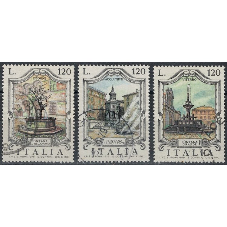 ITALY 1979 Fontane 3v us