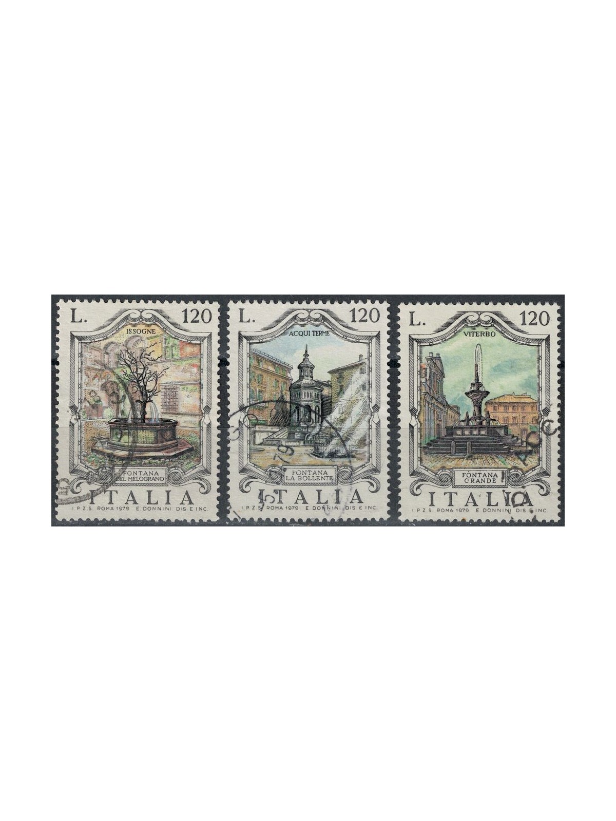 ITALY 1979 Fontane 3v us