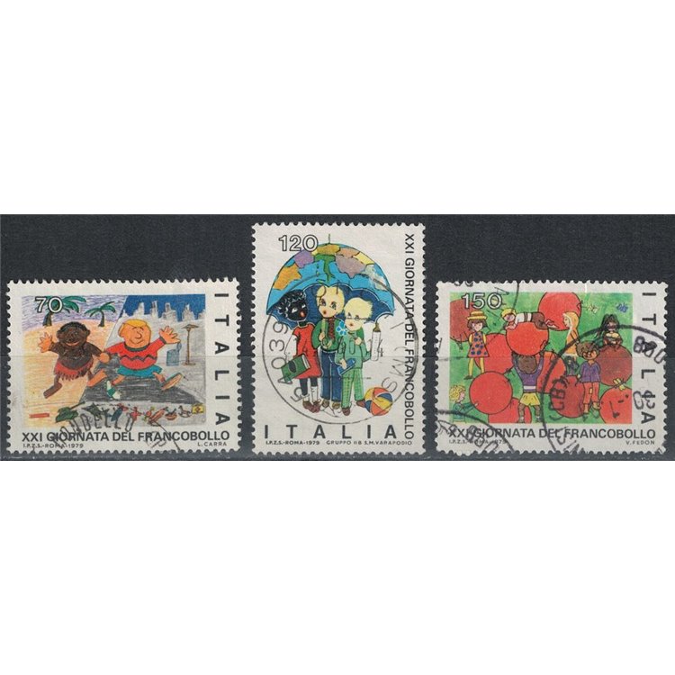 ITALY 1979 Stamp Day 3v us