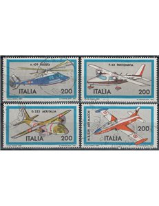 ITALY 1981 Aircraft 4v us
