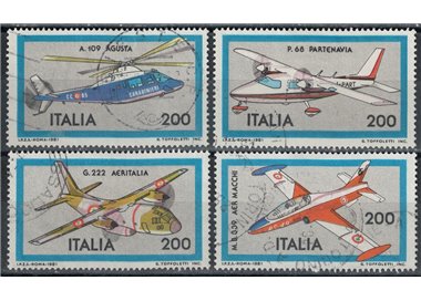 ITALIA 1981 Aerei 4v us