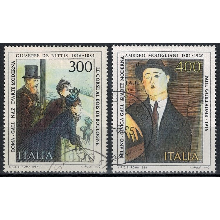 ITALY 1984 Italian art 2v us