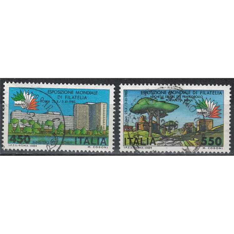 ITALY 1984 Philatelic Exhibition 2v us