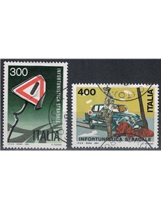 ITALY 1984 Road accident 2v us