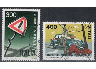ITALIA 1984 Infortunistica stradale 2v us