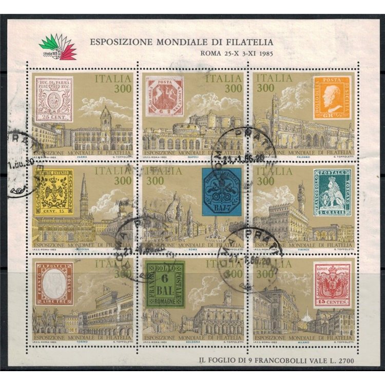 ITALY 1985 Ancient States s/s us