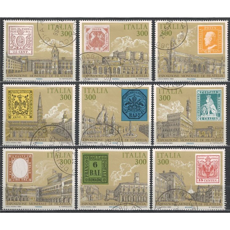 ITALY 1985 Ancient States 9v us