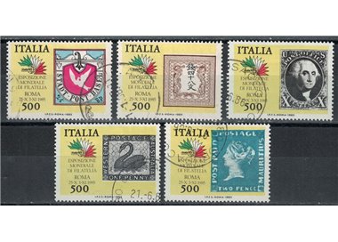 ITALY 1985 Stamps of the 5 continents 5v us