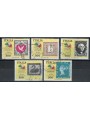 ITALY 1985 Stamps of the 5 continents 5v us