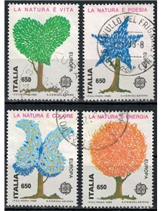 ITALIA 1986 Europa 4v us