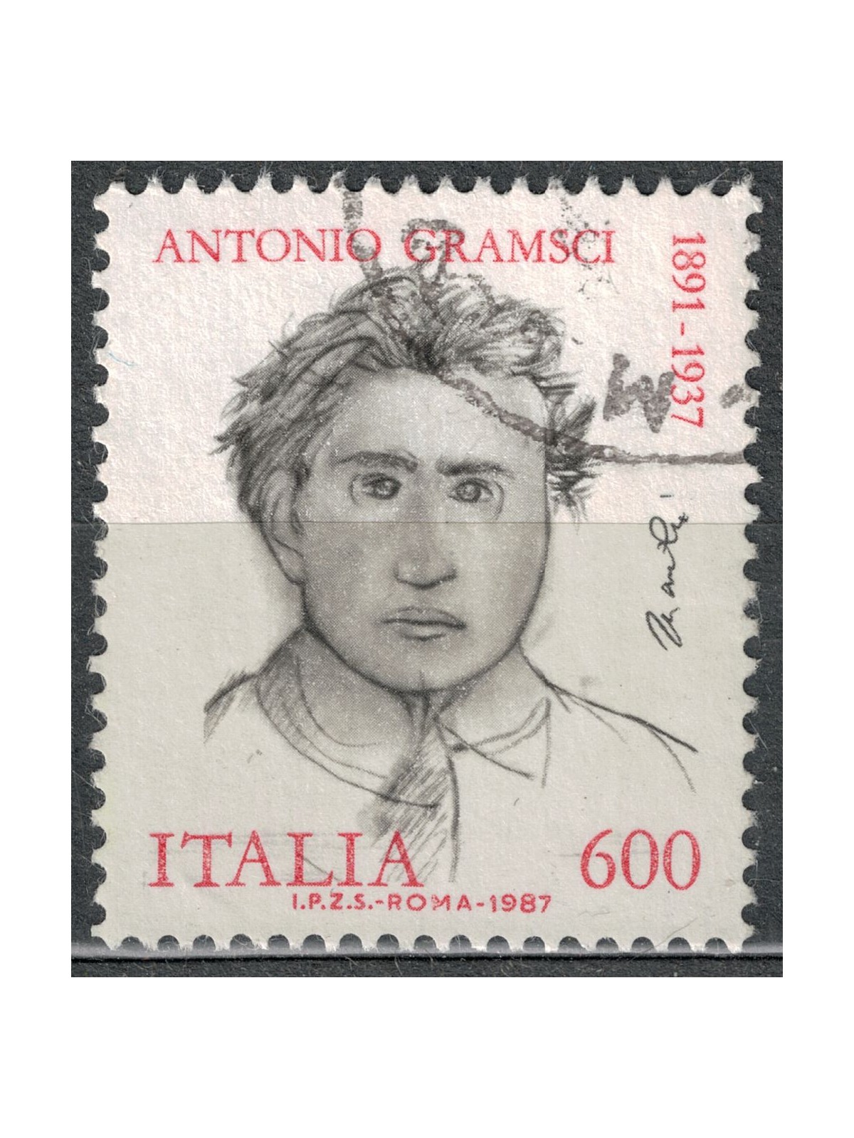 ITALY 1987 Antonio Gramsci us