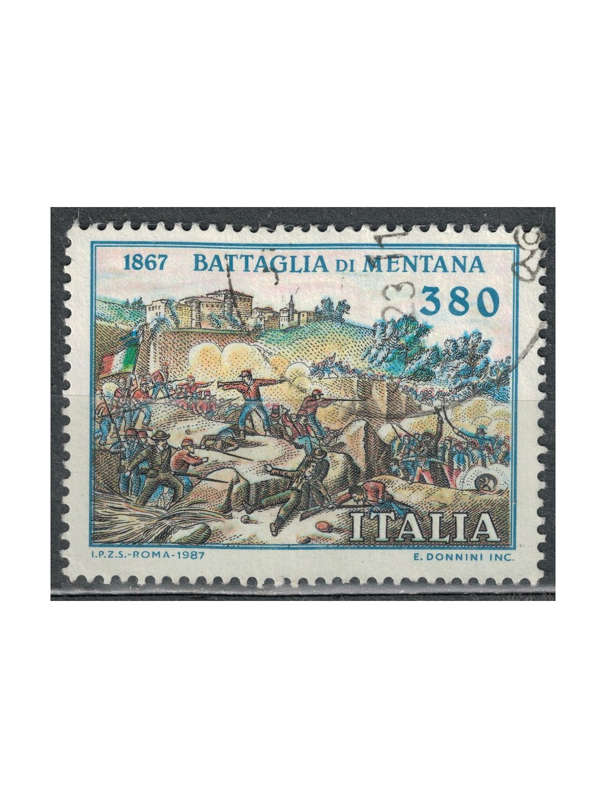 ITALIA 1987 Battaglia di Mentana us
