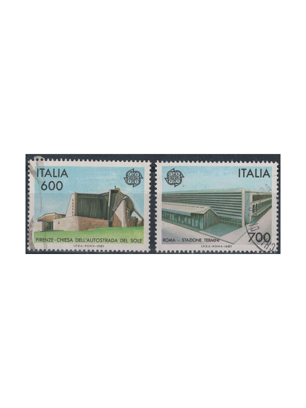 ITALY 1987 Europa 2v us