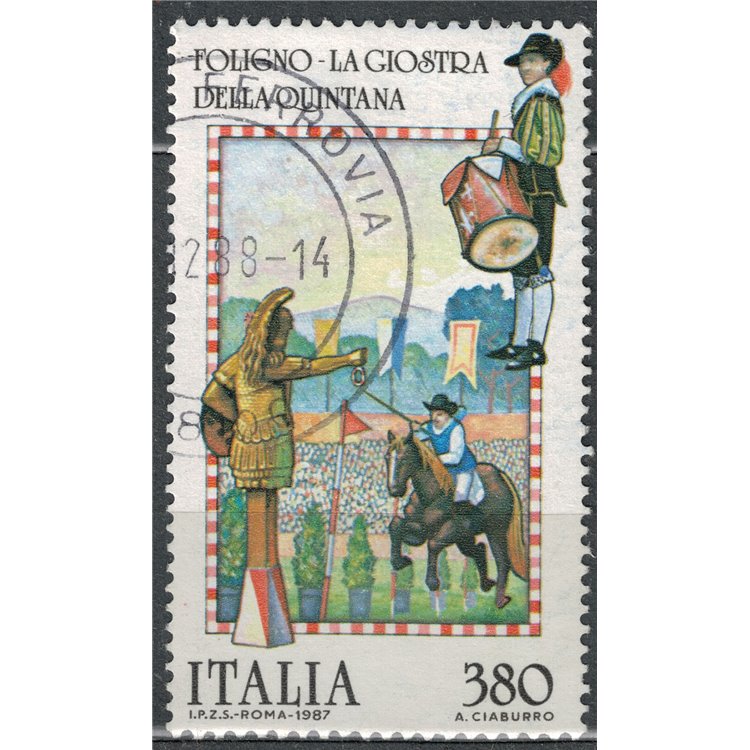 ITALY 1987 Folklore (Joust of the Quintana) us