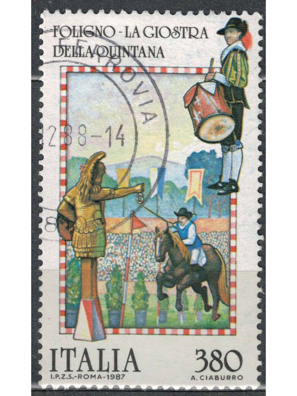 ITALY 1987 Folklore (Joust of the Quintana) us