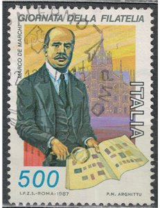 ITALY 1987 Philately Day us