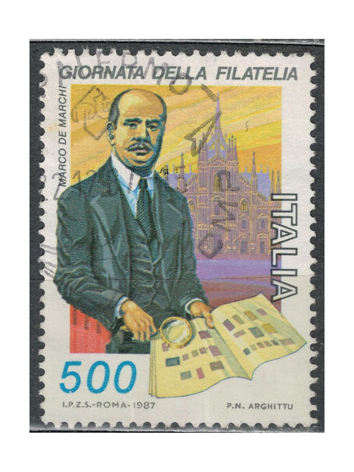 ITALY 1987 Philately Day us