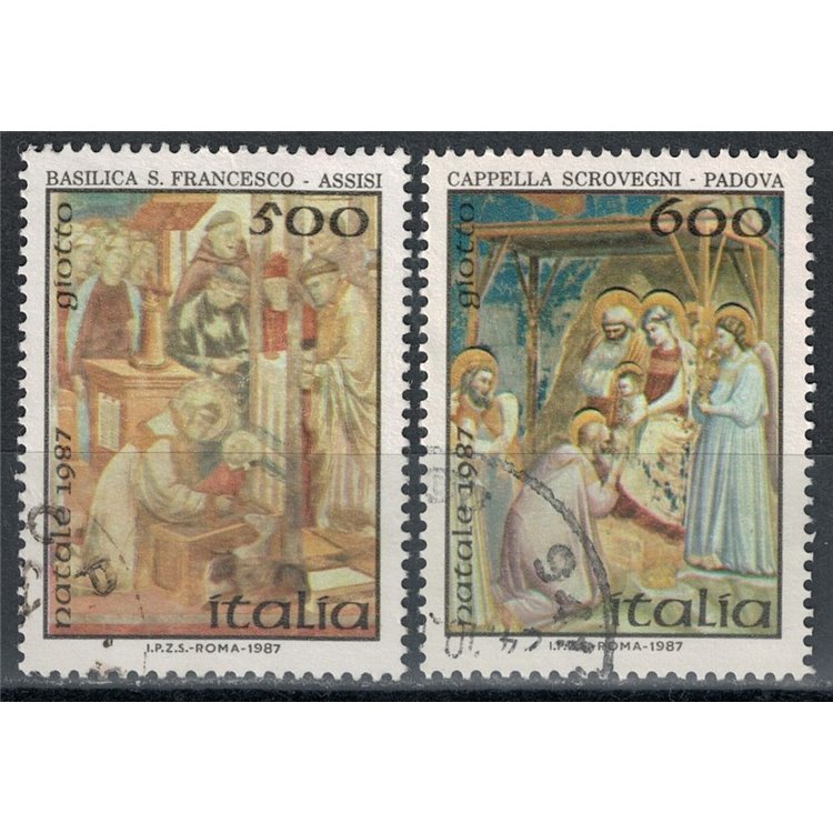 ITALIA 1987 Natale 2v us