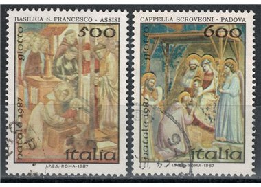 ITALY 1987 Christmas 2v us