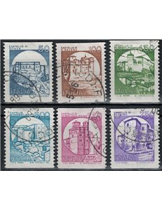 ITALIA 1988 Castelli da bobina 6v us