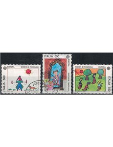 ITALY 1989 Europa 3v us