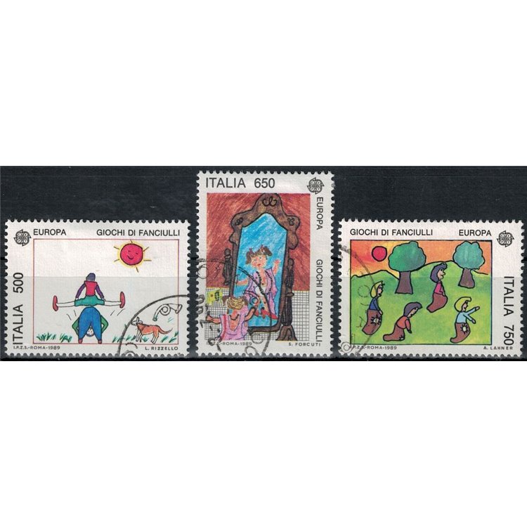 ITALY 1989 Europa 3v us