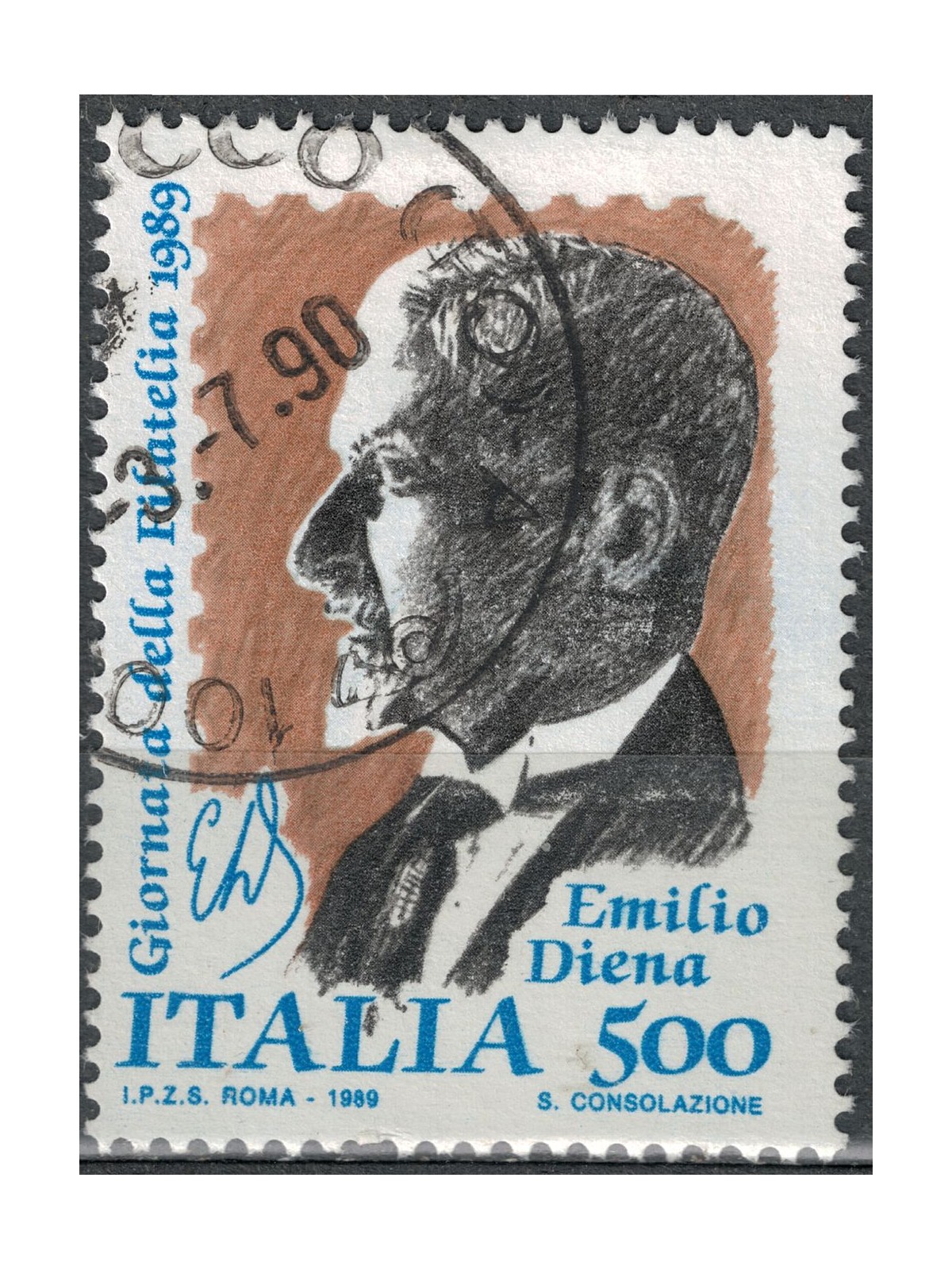 ITALY 1989 Philately Day us
