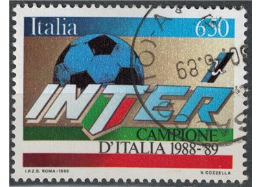 ITALY 1989 Inter champion of Italy us