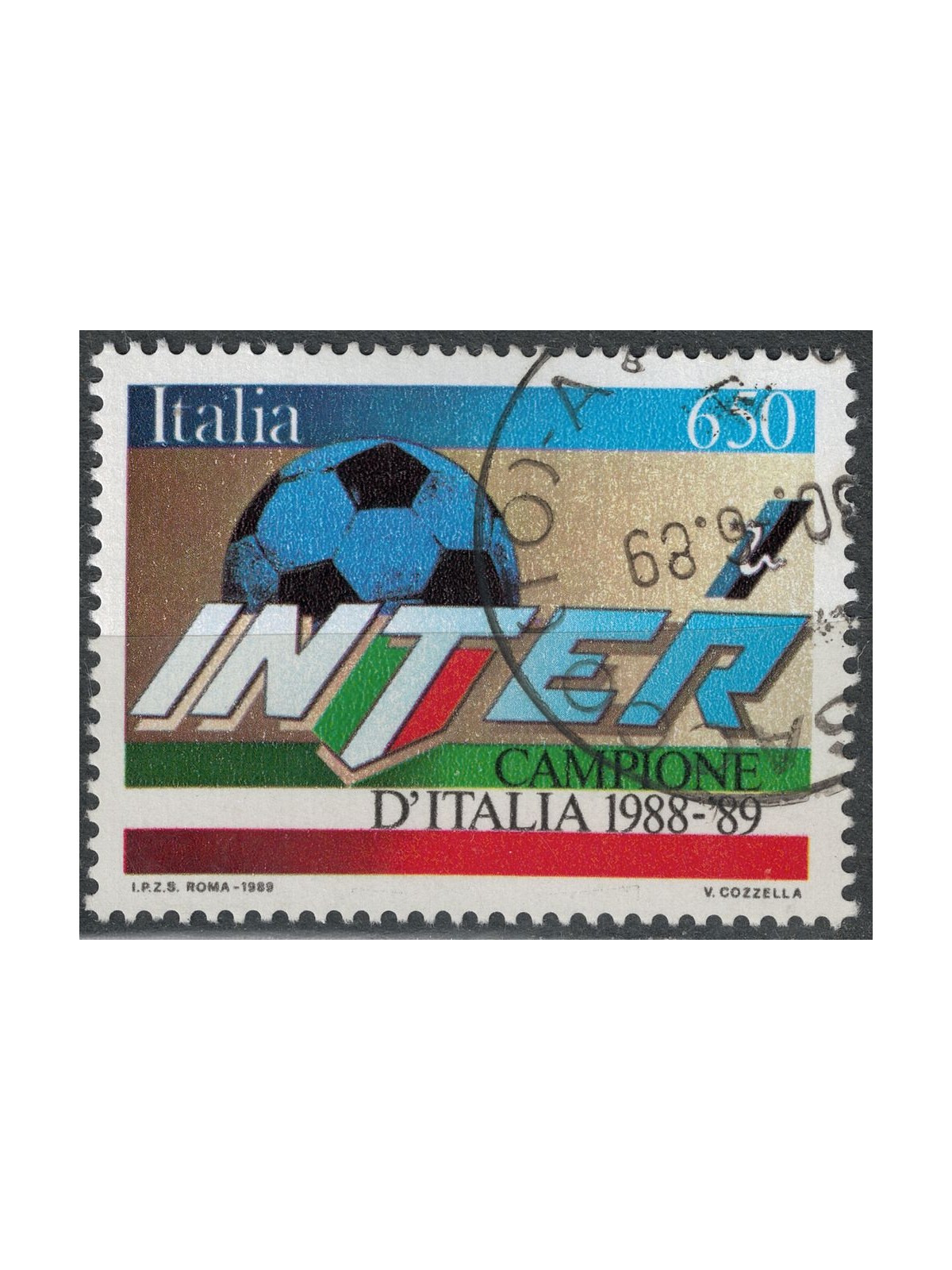 ITALY 1989 Inter champion of Italy us