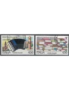 ITALY 1989 Italian work 2v us