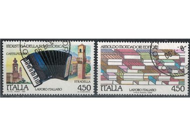ITALY 1989 Italian work 2v us