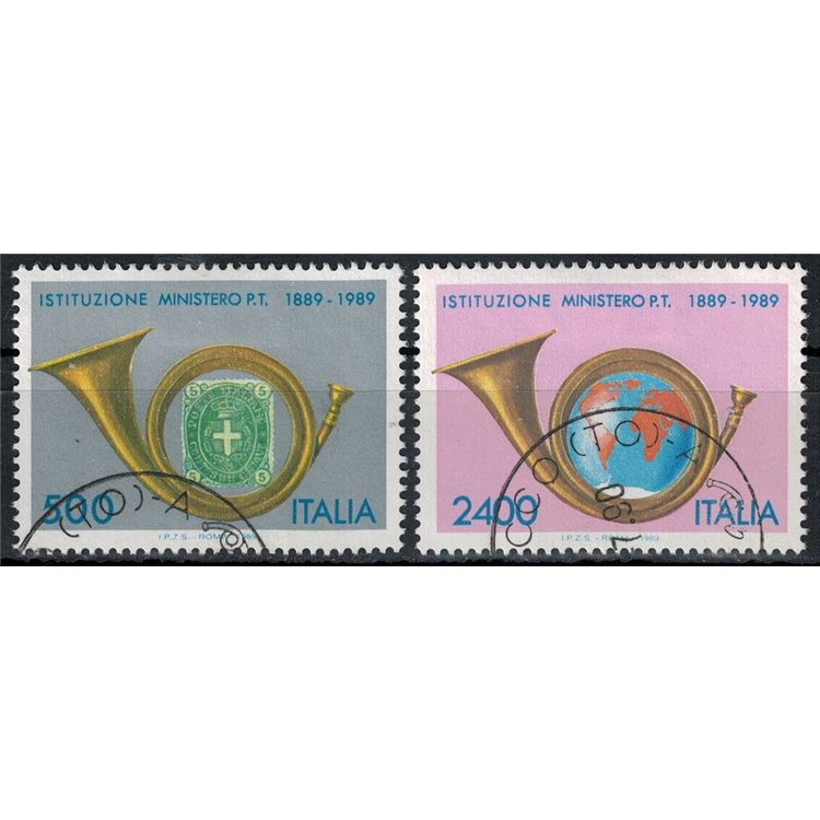 ITALY 1989 Ministry of Posts 2v us