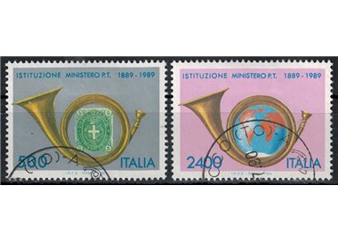 ITALY 1989 Ministry of Posts 2v us