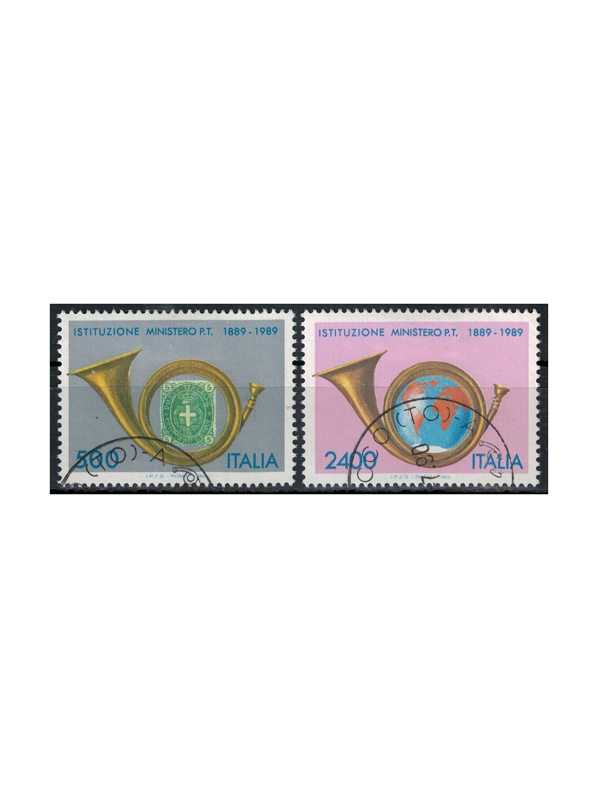 ITALY 1989 Ministry of Posts 2v us