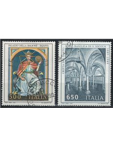 ITALY 1989 Artistic Heritage 2v us