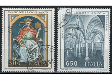 ITALY 1989 Artistic Heritage 2v us