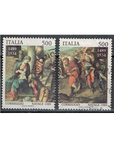 ITALY 1989 Christmas 2v us