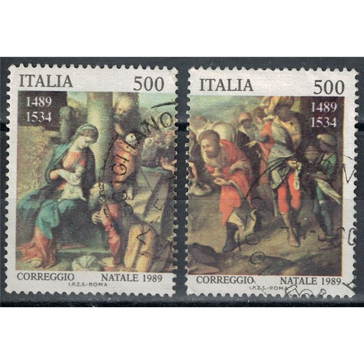ITALY 1989 Christmas 2v us