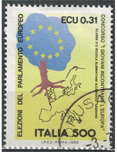 ITALY 1989 European Parliament us