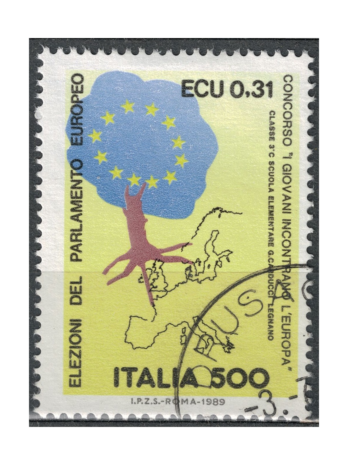 ITALIA 1989 Parlamento europeo us