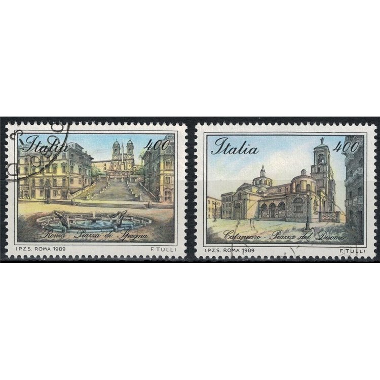 ITALY 1989 Italian Squares 2v us