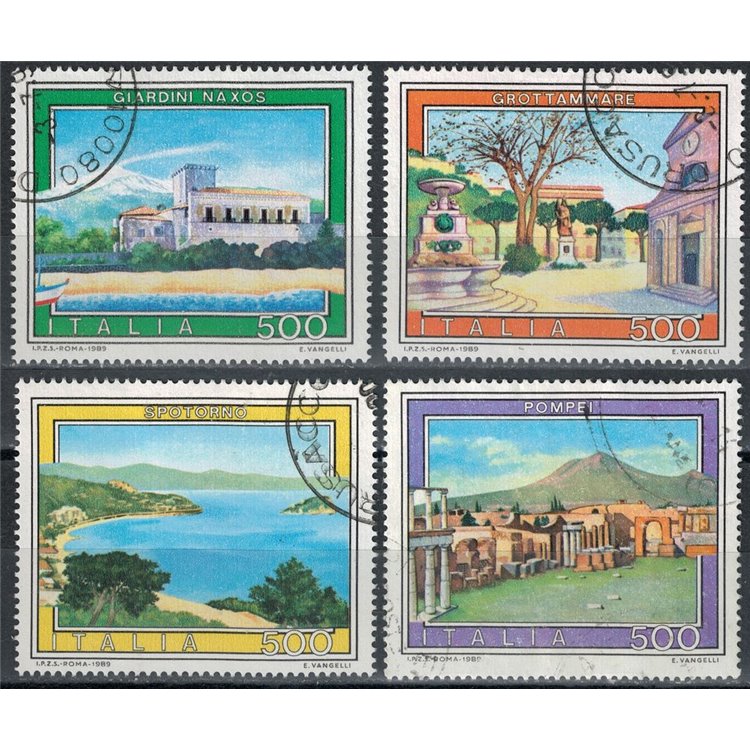 ITALY 1989 Tourism 4v us