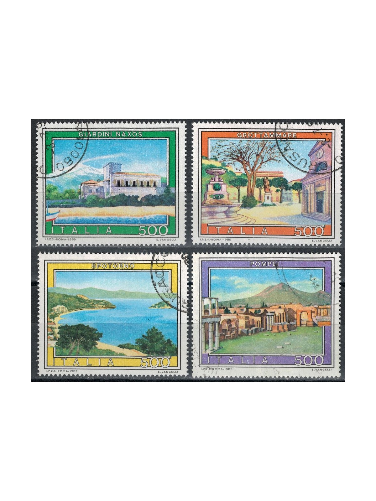 ITALY 1989 Tourism 4v us