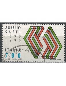 ITALY 1990 Aurelio Saffi us