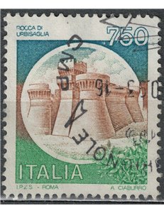 ITALIA 1990 Castelli, Rocca di Urbisaglia us