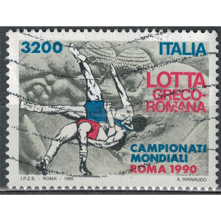 ITALY 1990 Greco-Roman Wrestling us